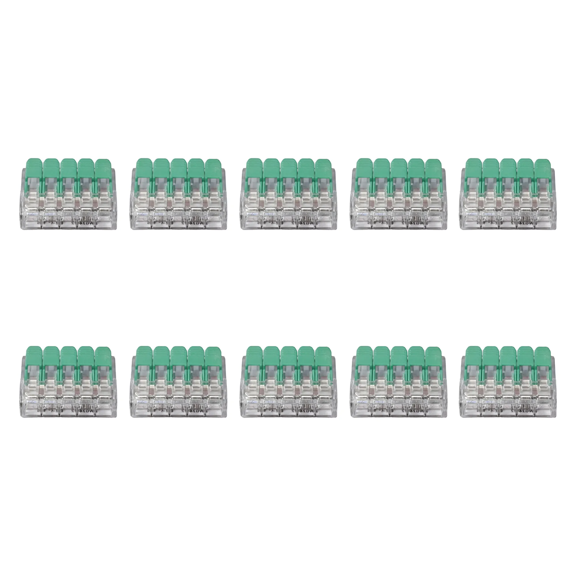 D0943  Additions 5 Way Quick Lever Connector Clear (10 Pack)